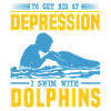 DEPRESSION ICH SCHWIMME MIT DELFINEN