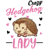 Crazy Hedgehog lady Igel Stacheligel