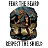Viking with axe and shield