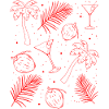 Coconut Girl Aesthetic Cocktail Coconut
