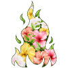 Coconut Girl Aesthetic Hibiscus Flame