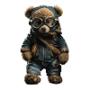 Masques Teddy Bear dark