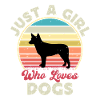 Australian Stumpy Tail Cattle Dog Silhouette