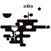 the blob garden l black & white