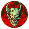 Nasty Demon Skull