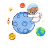 Future astronaut koala lover