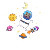 Astronaut Quokka lover Wildlife