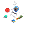 Quokka lover Animal astronaut