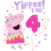 Peppa pig compio 4 anni