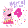 Peppa Pig Yippee 4th Birthday Outfit