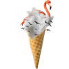 Flamingo Ice Cream Surrealism