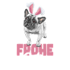 Frohe Ostern French Bulldog