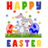 Happy Easter - Frohe Ostern Osterhase