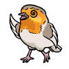 Robin Bird Kawaii Emoticon