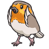 Robin Bird Kawaii Émoticône