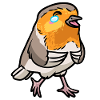 Robin Bird Kawaii Émoticône