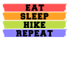 Hikers Hiking Statement Nature Lovers Mountains