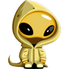 Cute Alien in Hooded Jacket