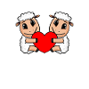 Sheep Heart Love Sheep