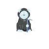 Simpatico fascio di rabbia non focalizzata Kawaii Gothic
