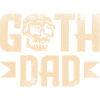 Goth Dad Crâne gothique foncé