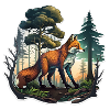Fuchs im Wald