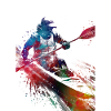 Canoë-kayak Art sportif #canoeing