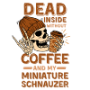 Kaffee-Zwergschnauzer-Liebhaber