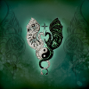 Dragons avec yin et yang chantant