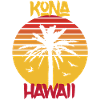 Hawaii Kona Palm Ocean Surfing