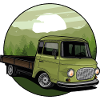 German Classic Car // Illustration // Barkas