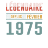 Légendaire Depuis Février 1975 Anniversaire