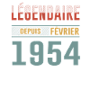 Légendaire Depuis Février 1954 Anniversaire