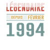 Légendaire Depuis Février 1994 Anniversaire