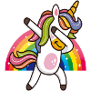 Einhorn süß Regenbogen