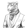 Gentleman Tiger Gift