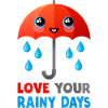 Love Rainy Days (Umbrella, Kawaii)