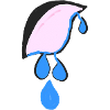 Pink eyelagrimas.