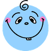 Emoji drôle d’enfant blob