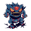 Monster Crash - Cool Blue Monster
