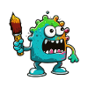 Monster Crash - Cool Blue Monster