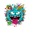 Monster Crash - Cool Blue Monster
