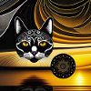 Katzen Kunstwerk