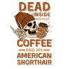 Coffee American-shorthair cat lover