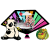 China Panda Bear Fruits Asia Asian Bear Child