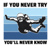 Skydiving Skydiver Skydive parachuting Motivation