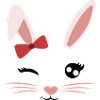Face Lapin Fille