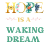 Hope is a waking dream