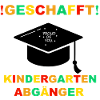 Kindergarten Absolvent Geschafft Einschulung