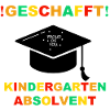 Kindergarten Absolvent 2023 Geschafft Einschulung
